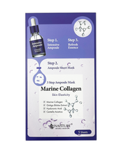 Load image into Gallery viewer, 3 STEP AMPOULE MASK-MARINE COLLAGEN