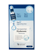 Load image into Gallery viewer, 3 STEP AMPOULE SHEET MASK-HYALURONIC