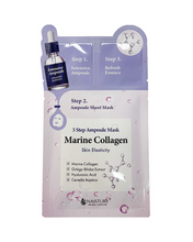 Load image into Gallery viewer, 3 STEP AMPOULE MASK-MARINE COLLAGEN