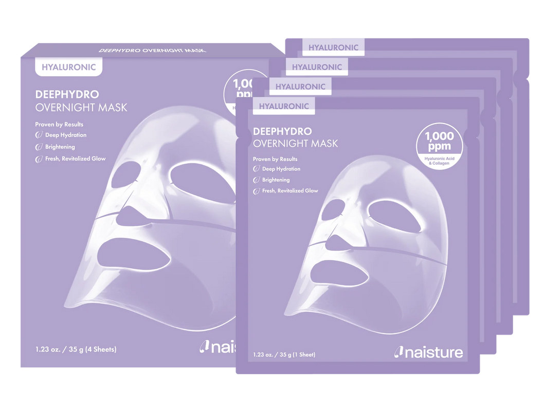 Naisture DeepHydro Overnight Mask - (4pcs/pack)