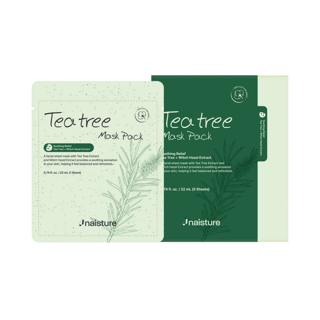 Naisture Premium Sheet Mask - Tea Tree (5pcs/pack)