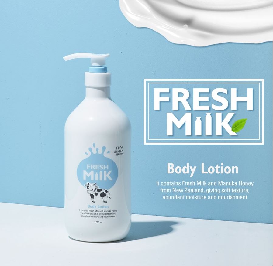 Flor De Man Fresh Milk Body Lotion (1000ml)